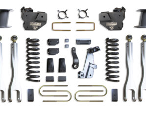 2013-2018 RAM 3500 4WD DIESEL 8" LIFT KIT W/ 4-LINKS (VULCAN SHOCKS) (FACTORY REAR AIR RIDE)