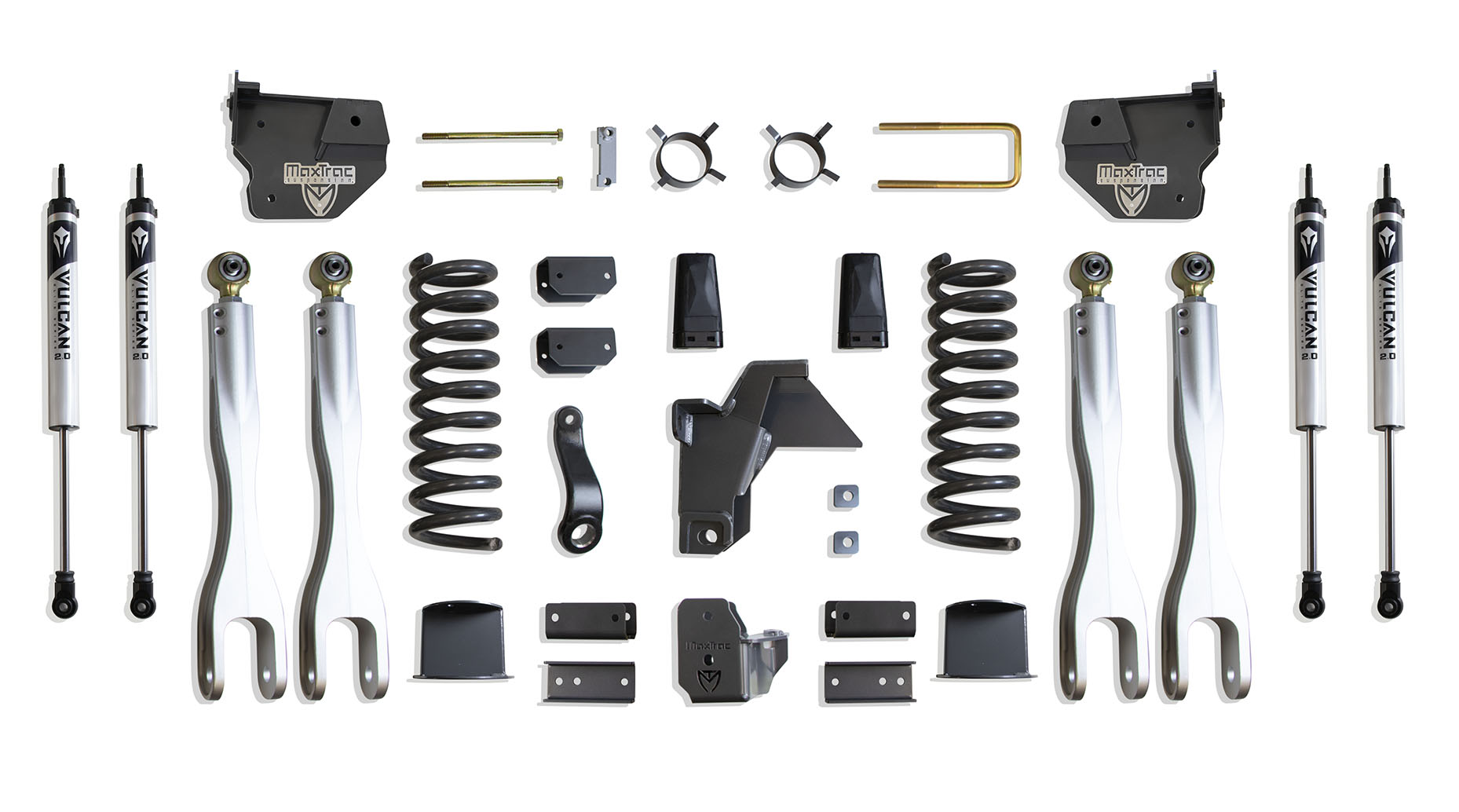 2019-2024 RAM 2500 4WD DIESEL 8" LIFT KIT W/ 4-LINKS (VULCAN SHOCKS) (FACTORY REAR AIR RIDE)
