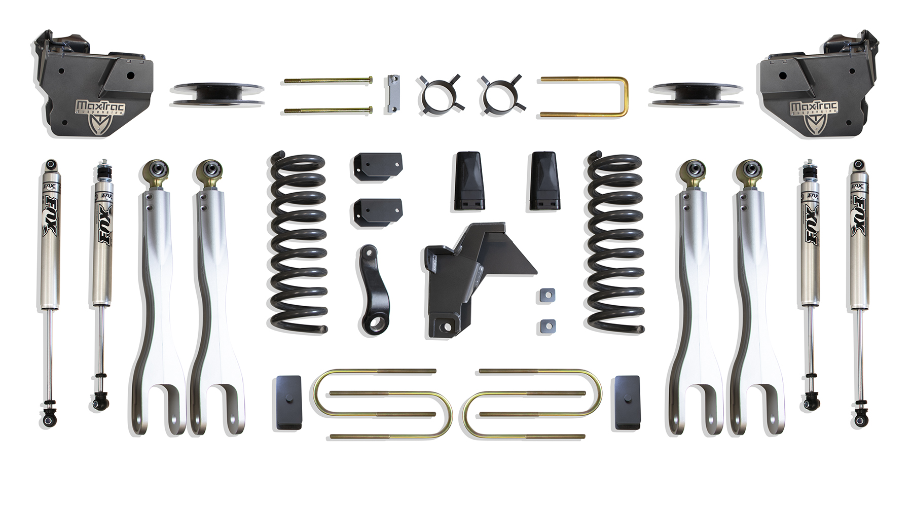 2019-2024 RAM 3500 4WD DIESEL 4" LIFT KIT W/ 4-LINKS (FOX SHOCKS) (FACTORY REAR AIR RIDE)