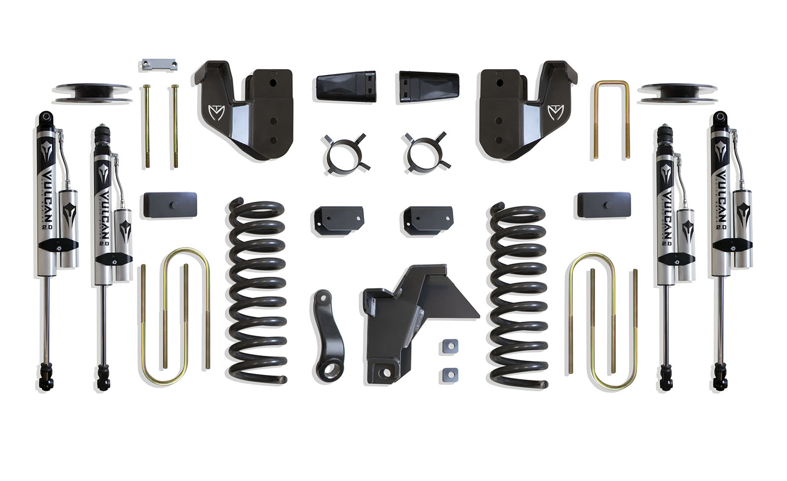 2019-2024 RAM 3500 4WD DIESEL 4" LIFT KIT (VULCAN RESERVOIR SHOCKS) (FACTORY REAR AIR RIDE)