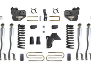 2019-2024 RAM 3500 4WD DIESEL 4" LIFT KIT W/ 4-LINKS (VULCAN RESERVOIR SHOCKS) (FACTORY REAR AIR RIDE)
