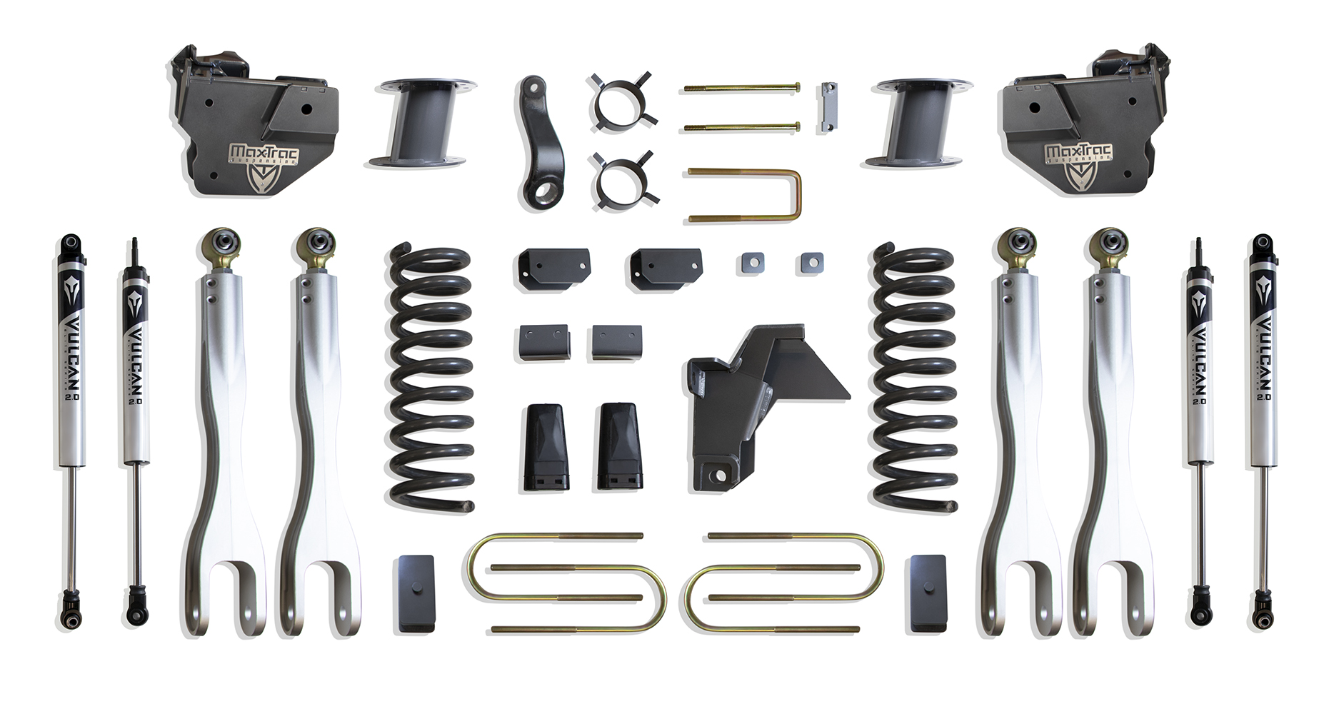 2019-2024 RAM 3500 4WD DIESEL 8" LIFT KIT W/ 4-LINKS (VULCAN SHOCKS) (FACTORY REAR AIR RIDE)