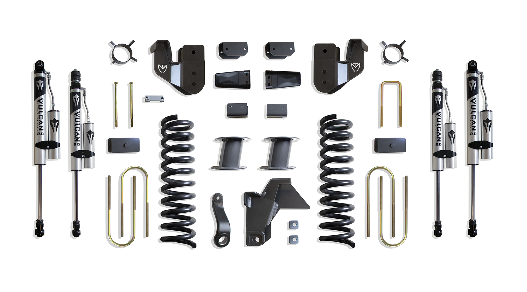 2019-2024 RAM 3500 4WD DIESEL 8" LIFT KIT (VULCAN RESERVOIR SHOCKS) (FACTORY REAR AIR RIDE)