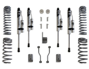 2018-2024 JEEP JL WRANGLER 3" LIFT KIT W/ VULCAN RESERVOIR SHOCKS
