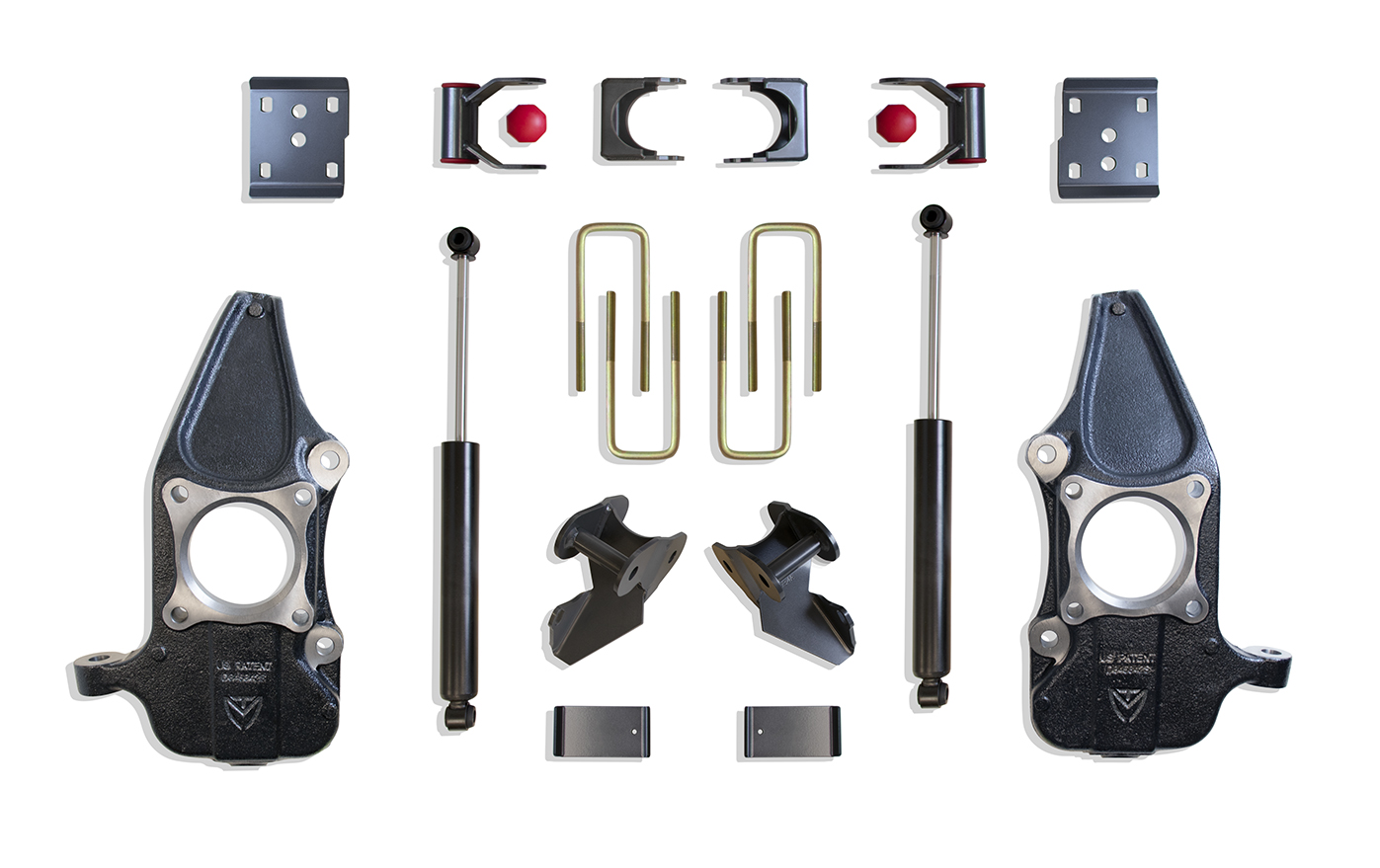 2009-2014 F-150 4WD 2"/4" LOWERING KIT (SPINDLES) (REQUIRES 22" RIMS OR LARGER)