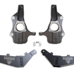 2021-2026 GM SUV 2"/4" LOWERING KIT (SPINDLES/REAR ARMS) (NON MAGNERIDE/ADAPTIVE RIDE) *** SIGNIFICANT REAR GROUND CLEARANCE REDUCTION ***