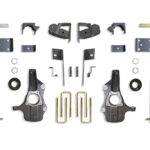 2019-2026 SILVERADO/SIERRA 1500 2WD/4WD 3"/5" LOWERING KIT (SPINDLES/STRUTS)