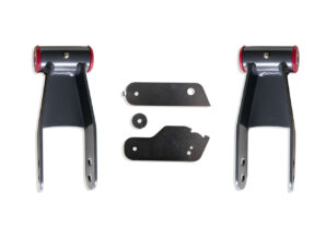 2019-2025 SILVERADO/SIERRA 1500 2WD/4WD 2" LOWERING SHACKLES & SENSOR BRACKETS (ADAPTIVE RIDE MODELS)