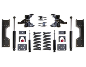 1988-1998 SILVERADO/SIERRA 1500 2WD 4"/6" LOWERING KIT (V8, LD ROTORS)