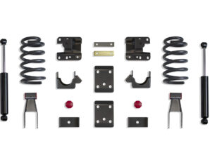 2014-2018 SILVERADO/SIERRA 1500 2WD/4WD 2"/4" LOWERING KIT (COILS, EXT/CREW CAB)