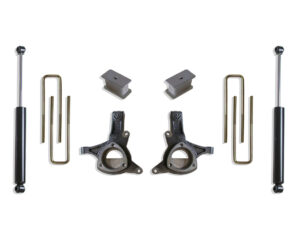 2007-2016 SILVERADO/SIERRA 1500 2WD 4.5" LIFT KIT (MAX TRAC SHOCKS) (CAST STEEL ARMS)