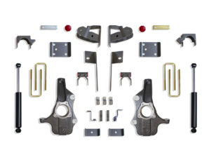 2019-2025 SILVERADO/SIERRA 1500 2WD/4WD 2"/4" LOWERING KIT (SPINDLES)