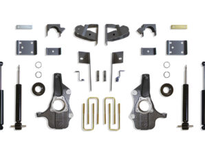 2019-2025 SILVERADO/SIERRA 1500 2WD/4WD 3"/5" LOWERING KIT (SPINDLES/STRUTS)