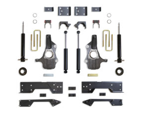 2019-2025 SILVERADO/SIERRA 1500 2WD/4WD 4"/6" LOWERING KIT W/ C-NOTCH