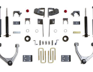 2019-2026 SILVERADO/SIERRA 1500 2WD/4WD 2"/4" LOWERING KIT (STRUTS) (W/ CAMBER CORRECTION UCA'S) *** ETA SUMMER 2026 ***