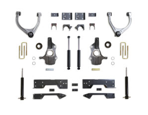 2019-2026 SILVERADO/SIERRA 1500 2WD/4WD 4"/6" LOWERING KIT W/ C-NOTCH (W/ CAMBER CORRECTION UCA'S) *** ETA SUMMER 2026 ***